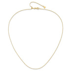 14K Adjustable .7mm Baby Box Chain