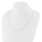14K Adjustable .7mm Baby Box Chain