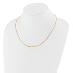 14K Adjustable 1.2mm Box Chain