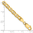 14K 4.5mm Concave Anchor Chain