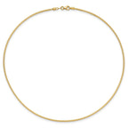 14K 1.5mm D/C Neckwire Necklace