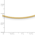 14K 1.5mm D/C Neckwire Necklace