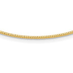 14K 1.5mm D/C Neckwire Necklace