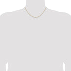 14K 1.05mm D/C Cable Chain