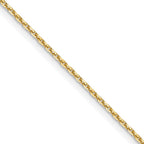 14K 1.05mm D/C Cable Chain