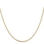 14K 1.4mm D/C Cable Chain
