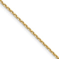 14K 1.4mm D/C Cable Chain