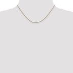 14K .9mm Round Snake Chain