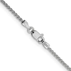 14k White Gold 1.5mm Spiga Chain