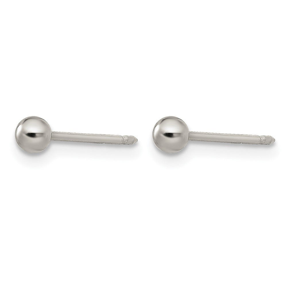 Inverness Titanium 3mm Ball Post Piercing Earrings
