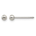 Inverness Titanium 3mm Ball Post Piercing Earrings