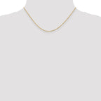 14K 1mm Singapore with Lobster Clasp Chain