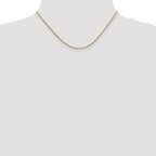 14K 1.6mm Round Cable Chain