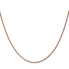 14k Rose Gold 1.25mm Spiga Chain