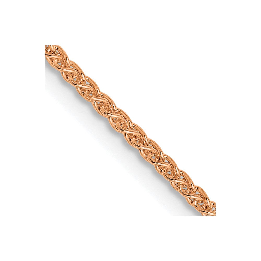 14k Rose Gold 1.25mm Spiga Chain