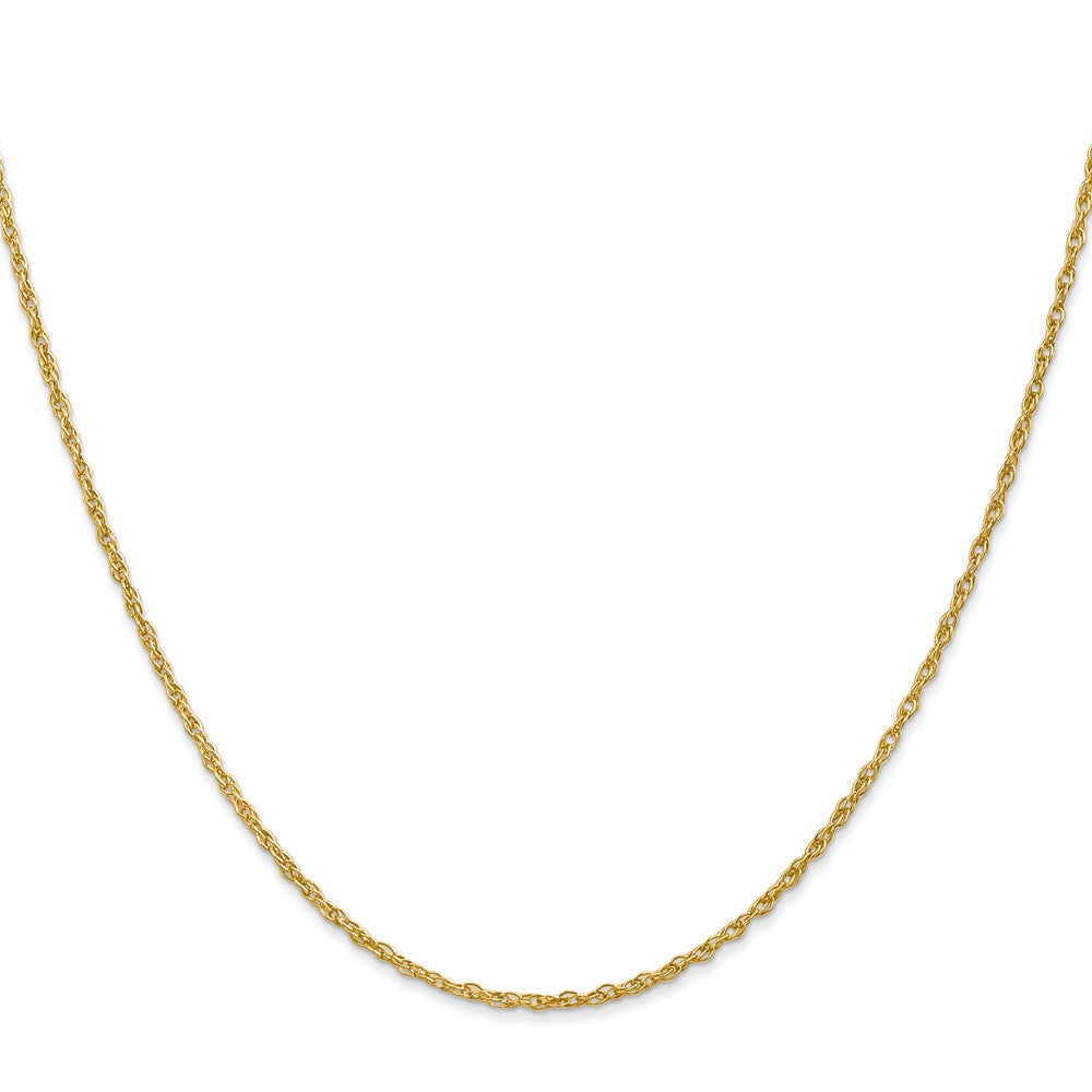 18K 1.3mm Baby Rope with Lobster Clasp Chain