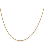 18K .9mm Box with Lobster Clasp Chain