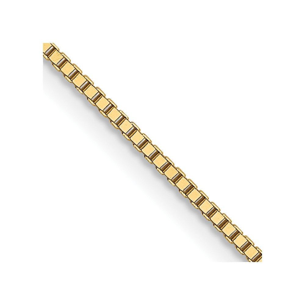 18K .9mm Box with Lobster Clasp Chain