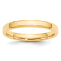 10k Yellow Gold 3mm Beveled Edge Comfort Fit Wedding Band