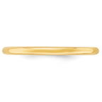 10k Yellow Gold 2mm Standard Weight Comfort Fit Wedding Band