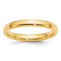 10k Yellow Gold 3mm Standard Weight Comfort Fit Wedding Band