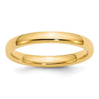 10k Yellow Gold 3mm Standard Weight Comfort Fit Wedding Band