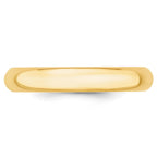 10k Yellow Gold 4mm Standard Weight Comfort Fit Wedding Band