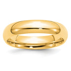 10k Yellow Gold 5mm Standard Weight Comfort Fit Wedding Band