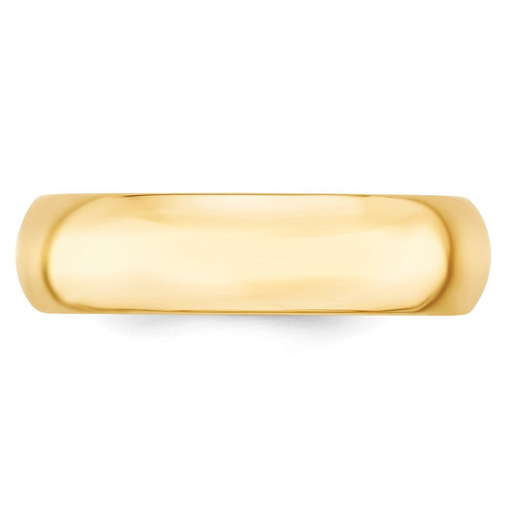 10k Yellow Gold 6mm Standard Weight Comfort Fit Wedding Band