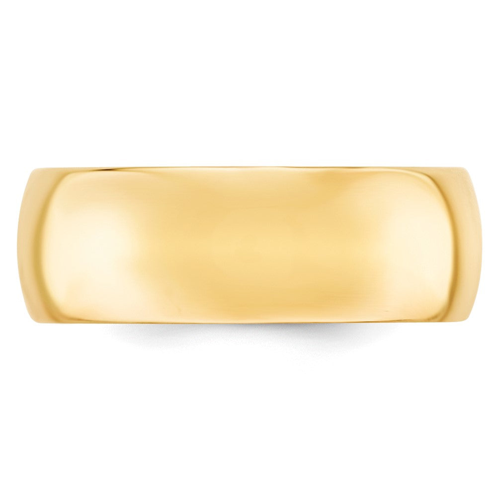 10k Yellow Gold 8mm Standard Weight Comfort Fit Wedding Band