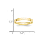 10k Yellow Gold 3mm Lightweight Comfort Fit Wedding Band