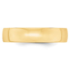 10k Yellow Gold 5mm Lightweight Comfort Fit Wedding Band