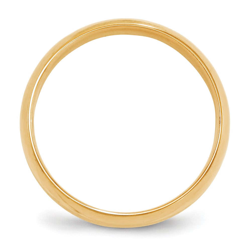 10k Yellow Gold 6mm Lightweight Comfort Fit Wedding Band