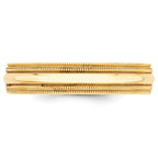 10k Yellow Gold 5mm Double Milgrain Comfort Fit Wedding Band
