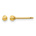 Inverness 14k 3mm Ball Post Piercing Earrings
