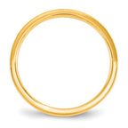 10k Yellow Gold 2.5mm Standard Weight Flat Comfort Fit Wedding Band