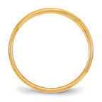 10k Yellow Gold 4mm Flat with Step Edge Wedding Band