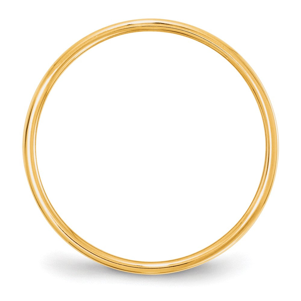 10k Yellow Gold 5mm Lightweight Flat Wedding Band