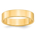 10k Yellow Gold 5mm Lightweight Flat Wedding Band