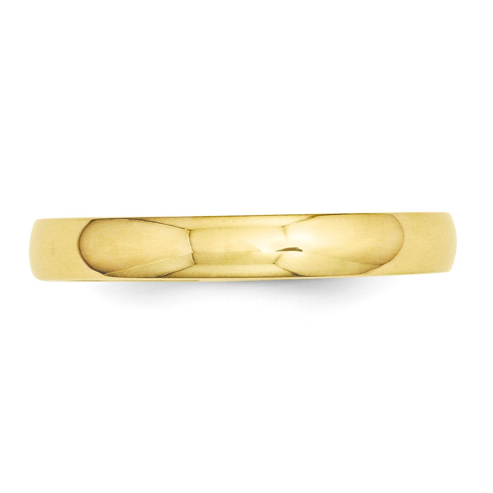 10k Yellow Gold 3mm Half Round Wedding Band