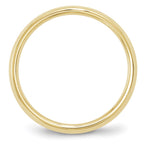 10k Yellow Gold 2.5mm Knife Edge Comfort Fit Wedding Band