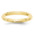 10k Yellow Gold 2.5mm Knife Edge Comfort Fit Wedding Band