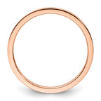 10K Rose Gold 1.2mm Flat Polished Stackable Band
