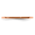 10K Rose Gold 1.2mm Flat Polished Stackable Band