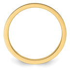 10K Yellow Gold 1.2mm Criss-Cross Pattern Stackable Band
