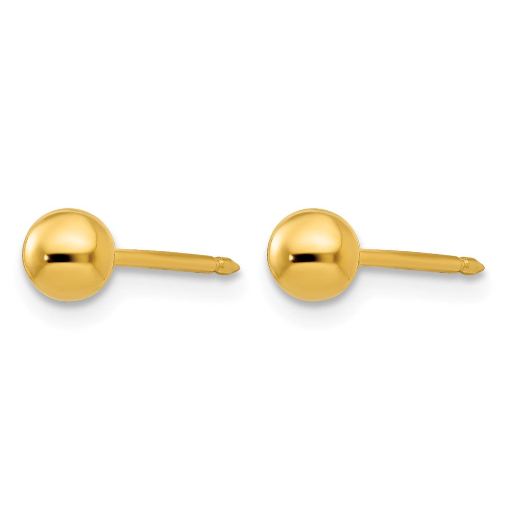 Inverness 14k 4mm Ball Post Piercing Earrings