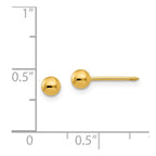 Inverness 14k 4mm Ball Post Piercing Earrings