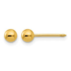 Inverness 14k 4mm Ball Post Piercing Earrings