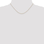 14K .8mm Round Cable Chain