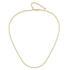 14K Adjustable 1.4mm Wheat Chain